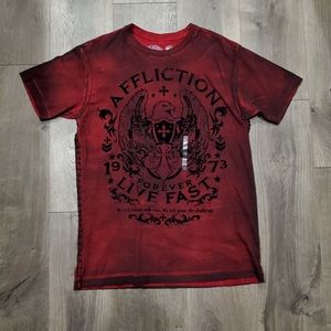 Affliction Men’s Large Red T-Shirt